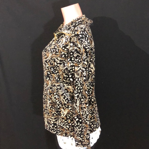 NWT KAREN SCOTT SPORT Velour Track Active Jacket - Picture 3 of 7